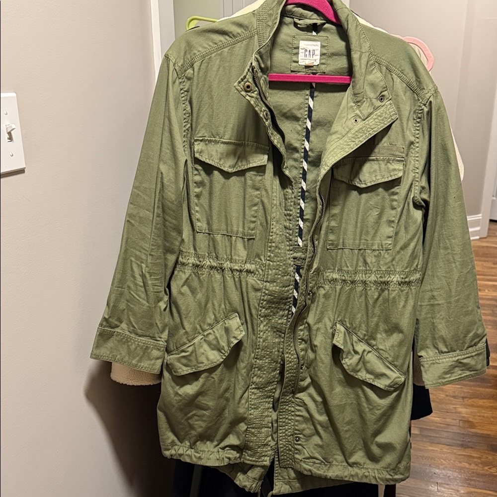 GAP Women's Khaki Utility Jacket